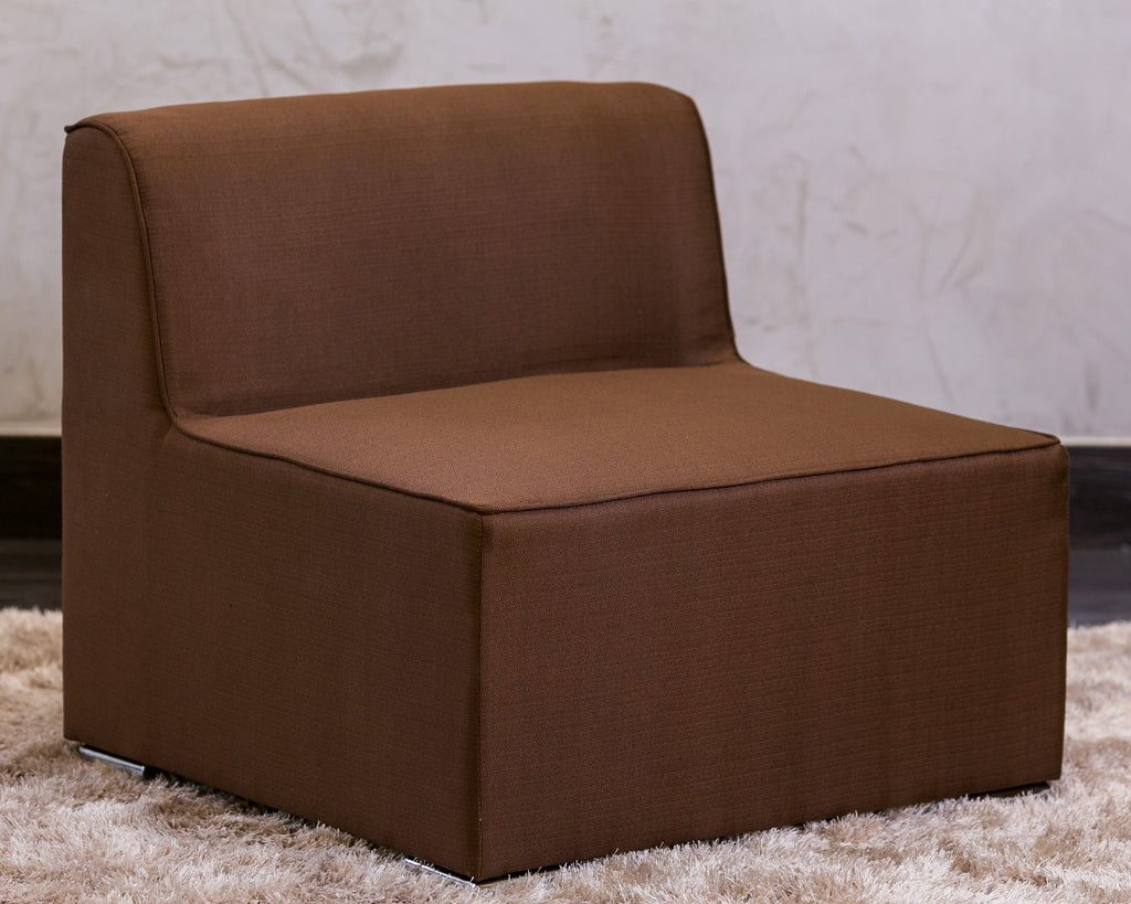 30"W x 28"H Unique Single Sofa - Brown - Casa Febus - Home • Design